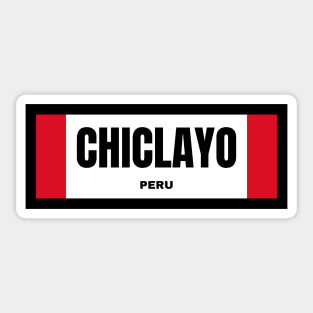 Chiclayo City in Peruvian Flag Sticker